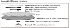 Art Puzzle Puzzle Horloge - Monde du temps - puzzle et horloge de 570 pièces