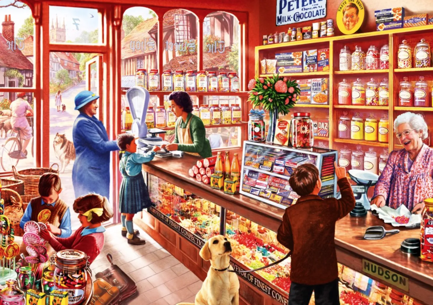 Bluebird Puzzle Dans le magasin de bonbons - puzzle de 1000 pièces