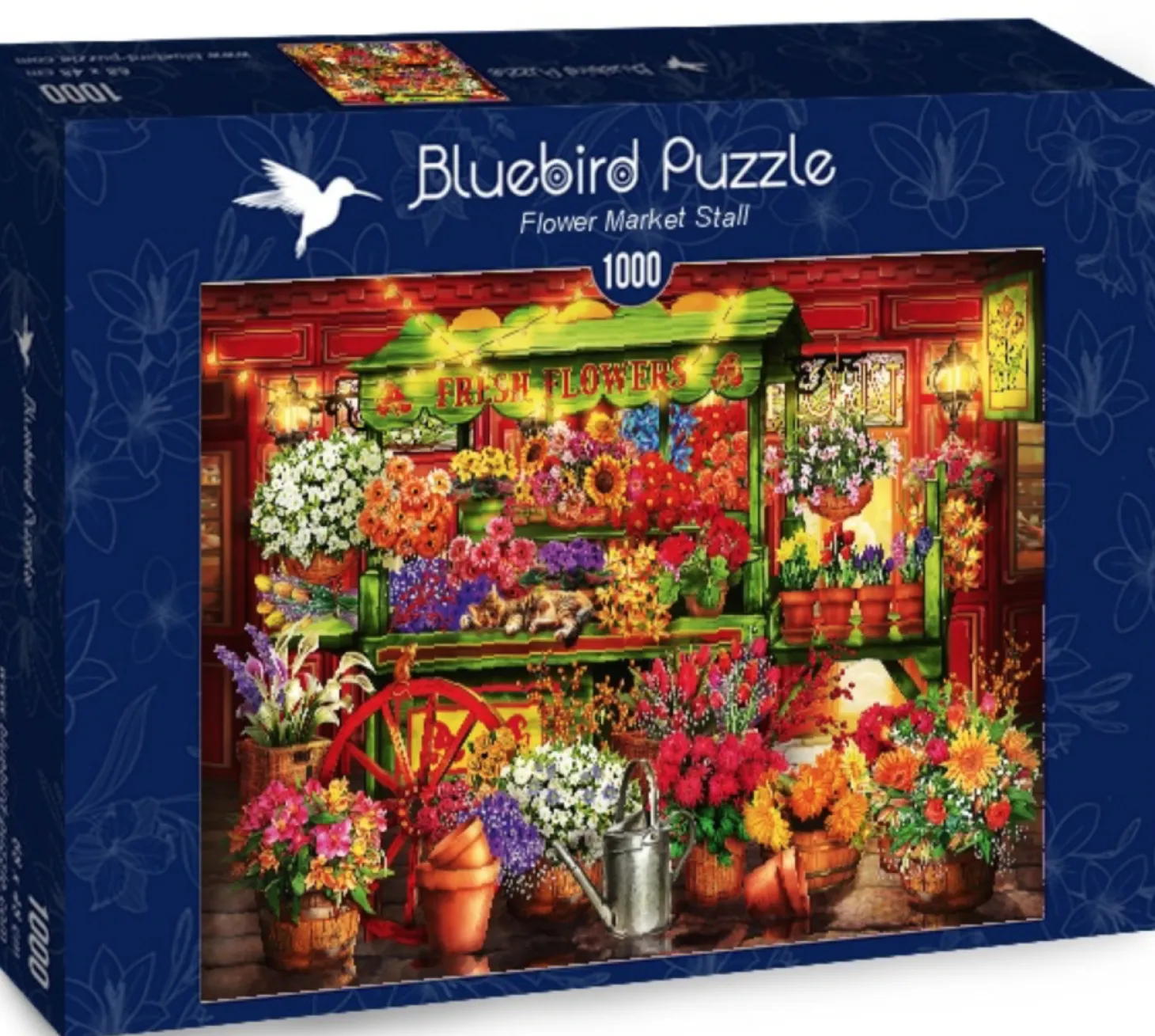 Bluebird Puzzle Le marché aux fleurs - puzzle de 1000 pièces