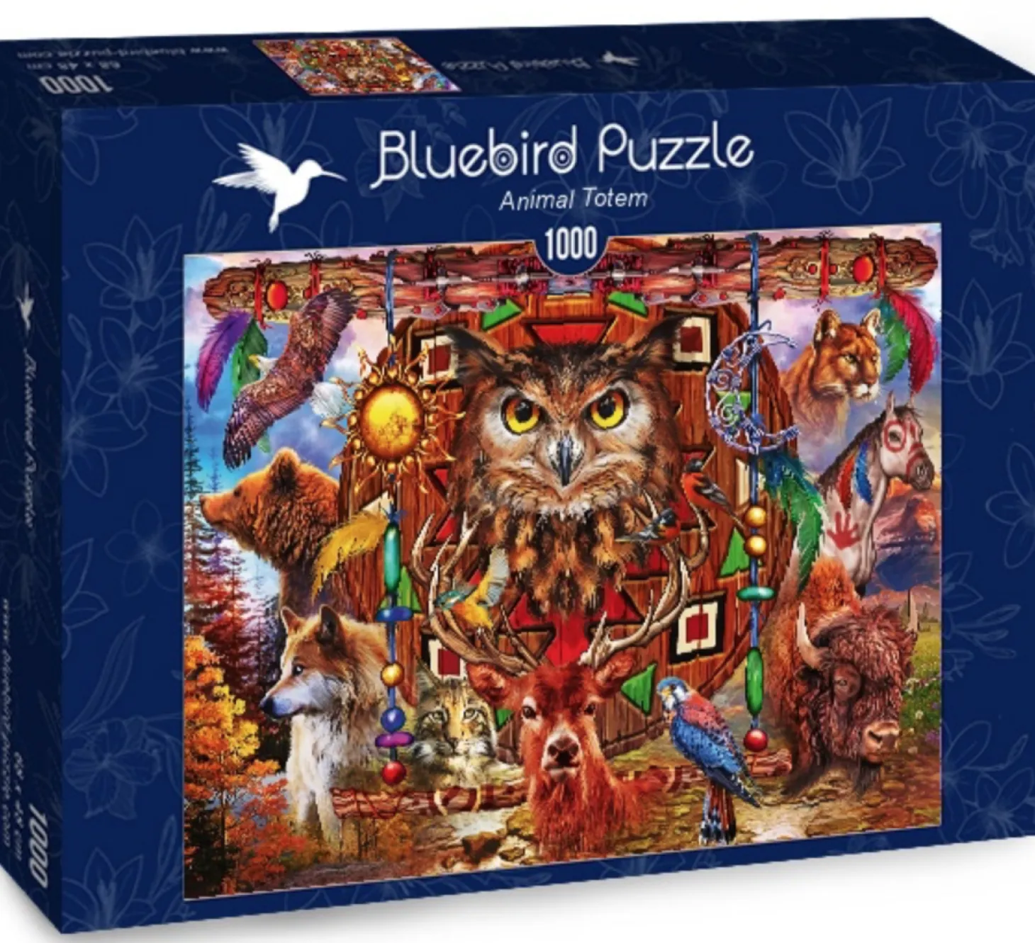 Bluebird Puzzle Totem animal - puzzle de 4000 pièces