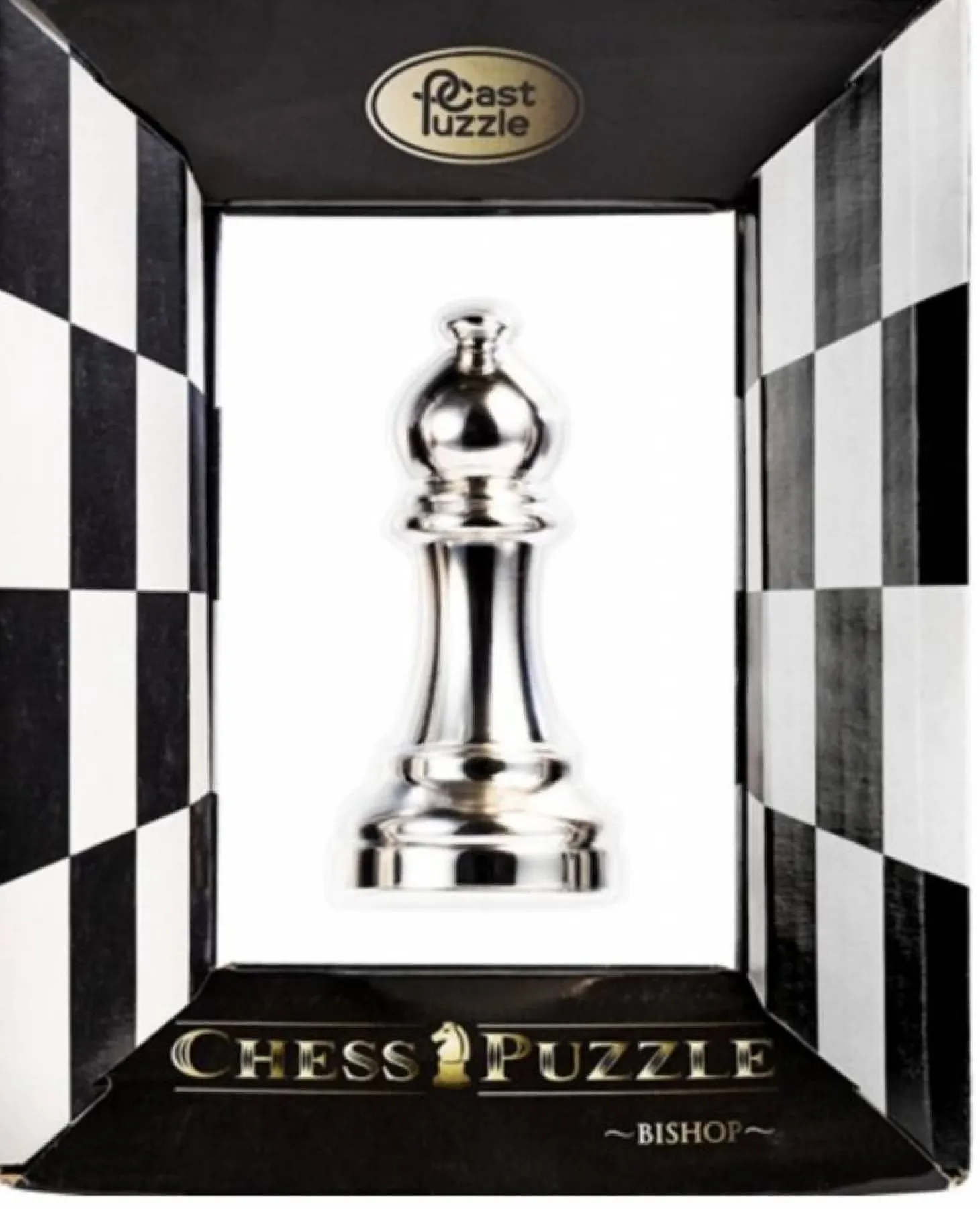 Cast Puzzle Fou Argent - Pièce d'échecs - Casse-tête de Cast