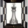 Cast Puzzle Le Roi Argent - Pièce d'échec - casse-tête de Cast