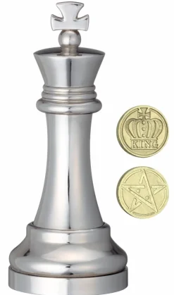Cast Puzzle Le Roi Argent - Pièce d'échec - casse-tête de Cast