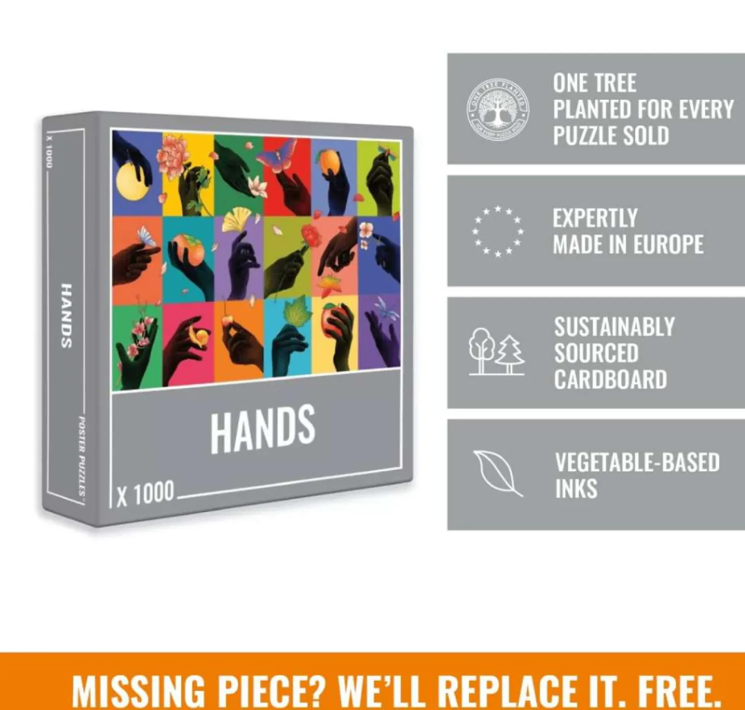 Cloudberries Hands - puzzle de 1000 pièces