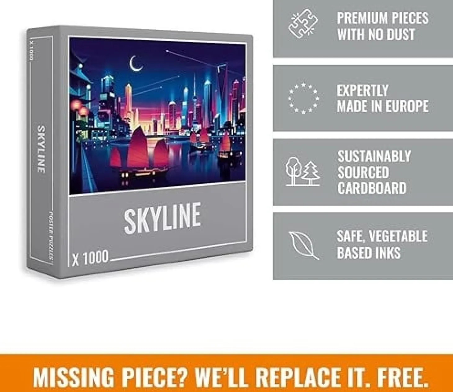 Cloudberries Skyline - puzzle de 1000 pièces