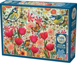 Cobble Hill Brise dans le jardin fleuri - puzzle de 500 pièces XL