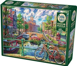 Cobble Hill Canal d'Amsterdam - puzzle de 1000 pièces
