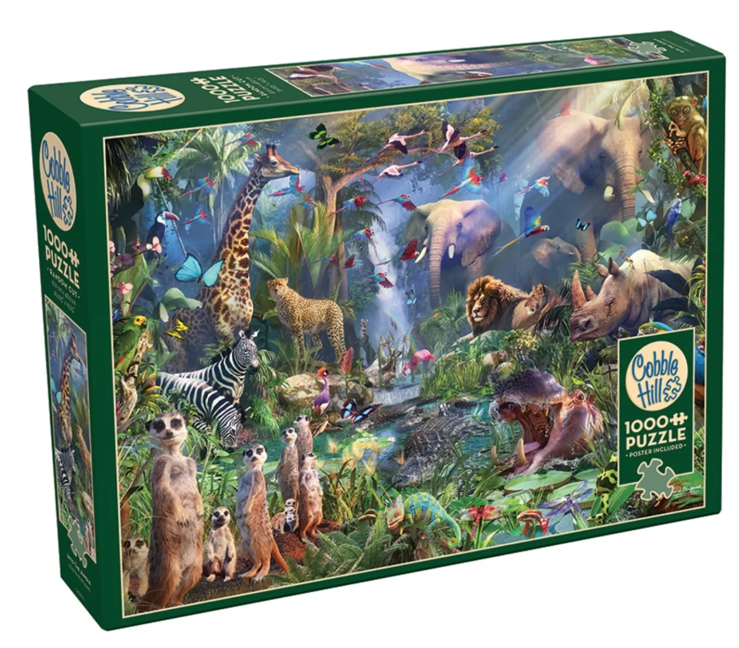 Cobble Hill Dans la jungle - puzzle de 1000 pièces