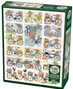 Cobble Hill Des Bicyclettes Colorées - puzzle de 1000 pièces