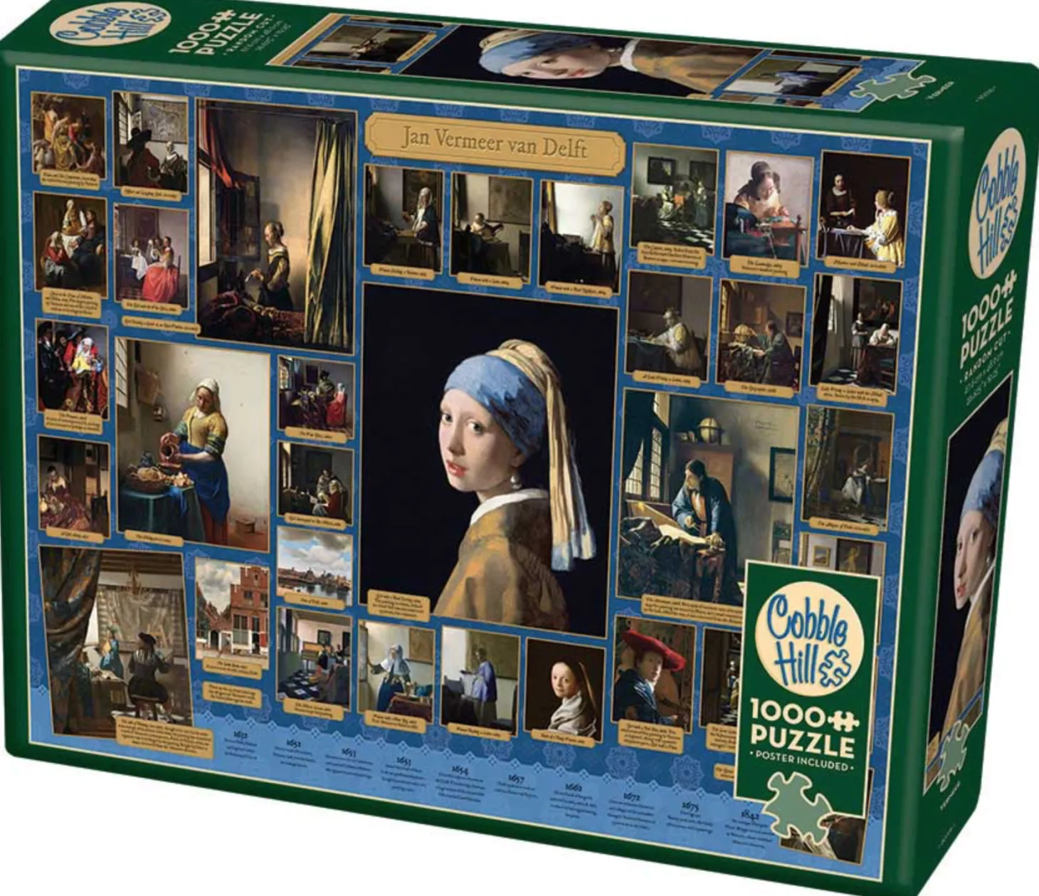Cobble Hill La vie de Vermeer - puzzle de 1000 pièces