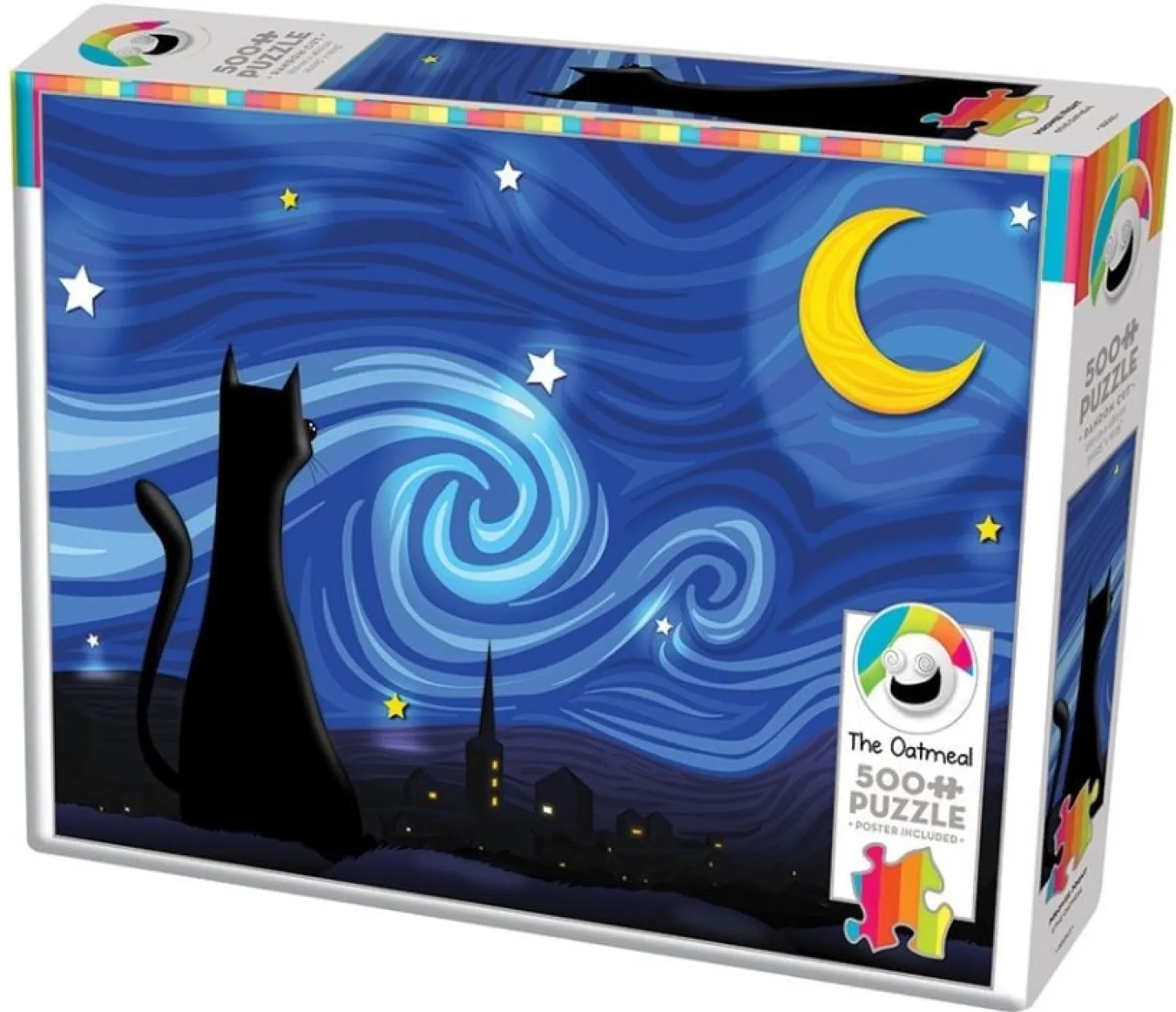 Cobble Hill Mrowwy Night - puzzle de 500 pièces XL