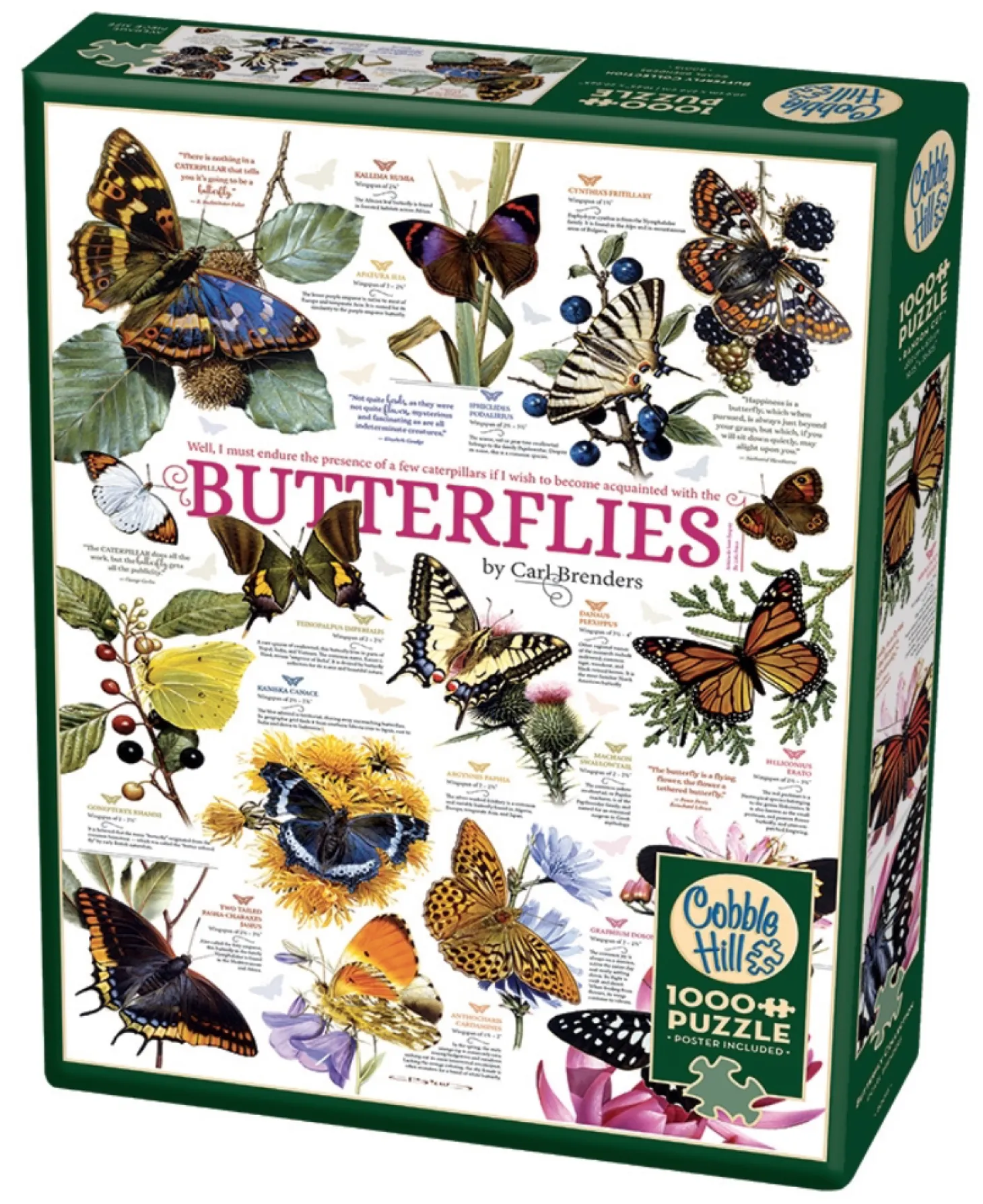 Cobble Hill Papillon Citations - 1000 pièces