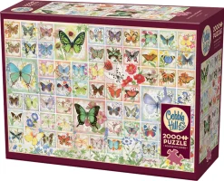 Cobble Hill Papillons et fleurs - puzzle de 2000 pièces