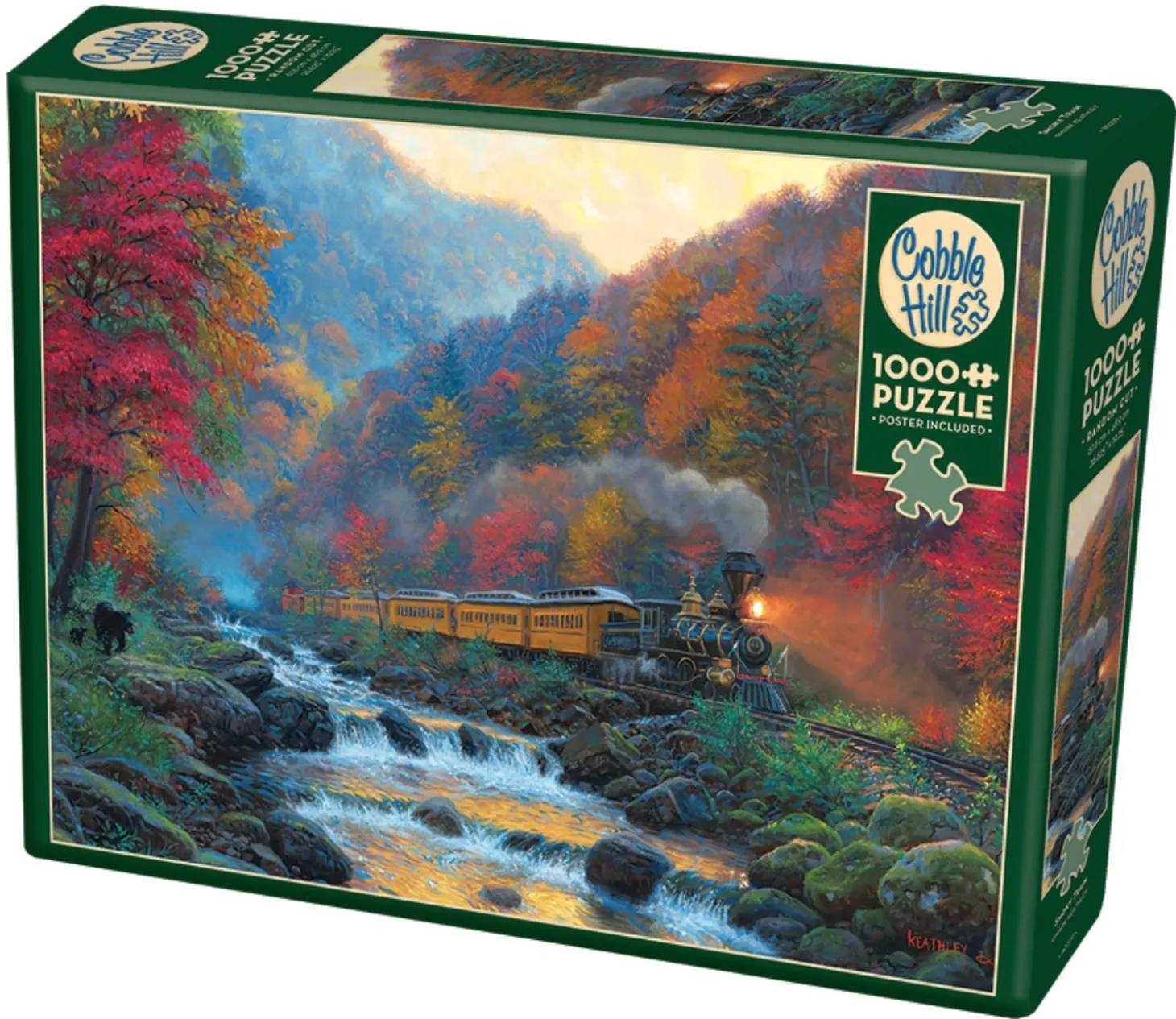 Cobble Hill Smoky Train - puzzle de 1000 pièces