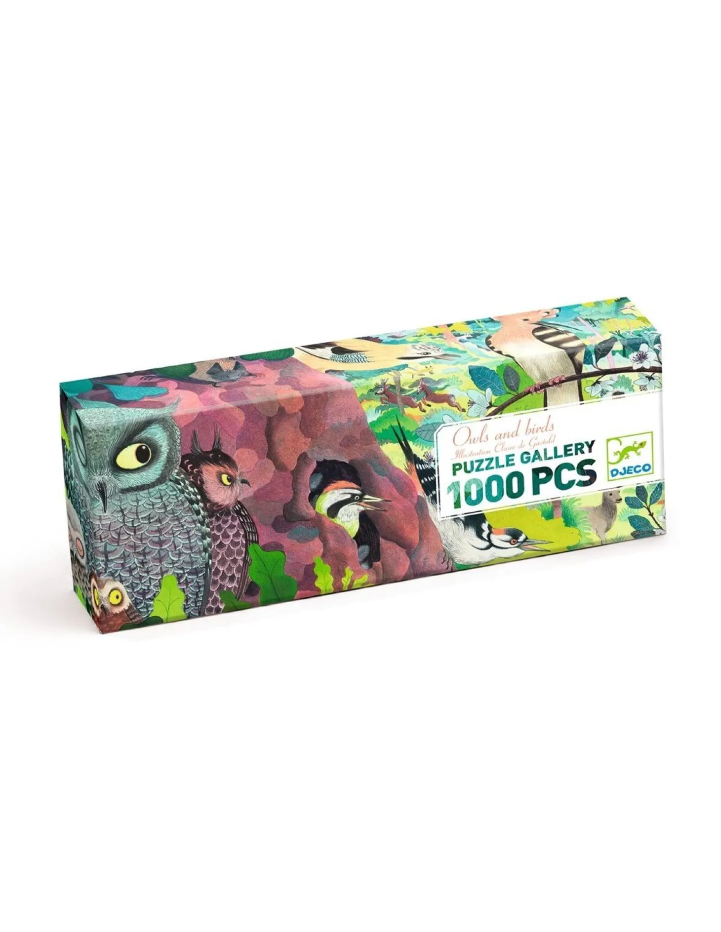 Djeco Hiboux et Oiseaux - puzzle de 1000 pièces - Panorama