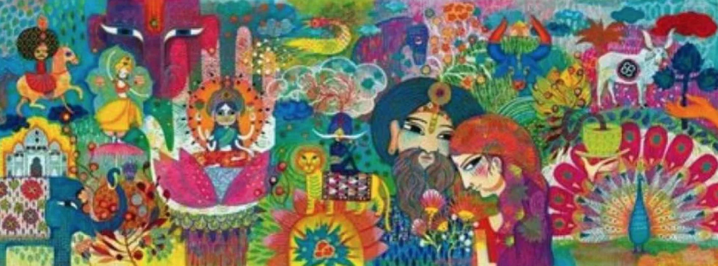Djeco Inde magique - puzzle de 1000 pièces - Panorama