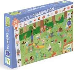Djeco Jardin des petits amis - puzzle de 35 pièces