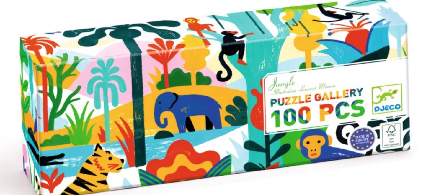 Djeco Jungle - puzzle de 100 pièces