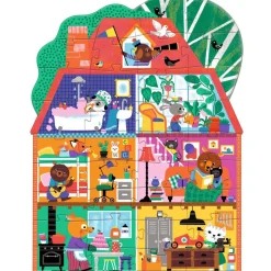 Djeco La Maison des P'tit Copains - Puzzle Géant de 36 pièces