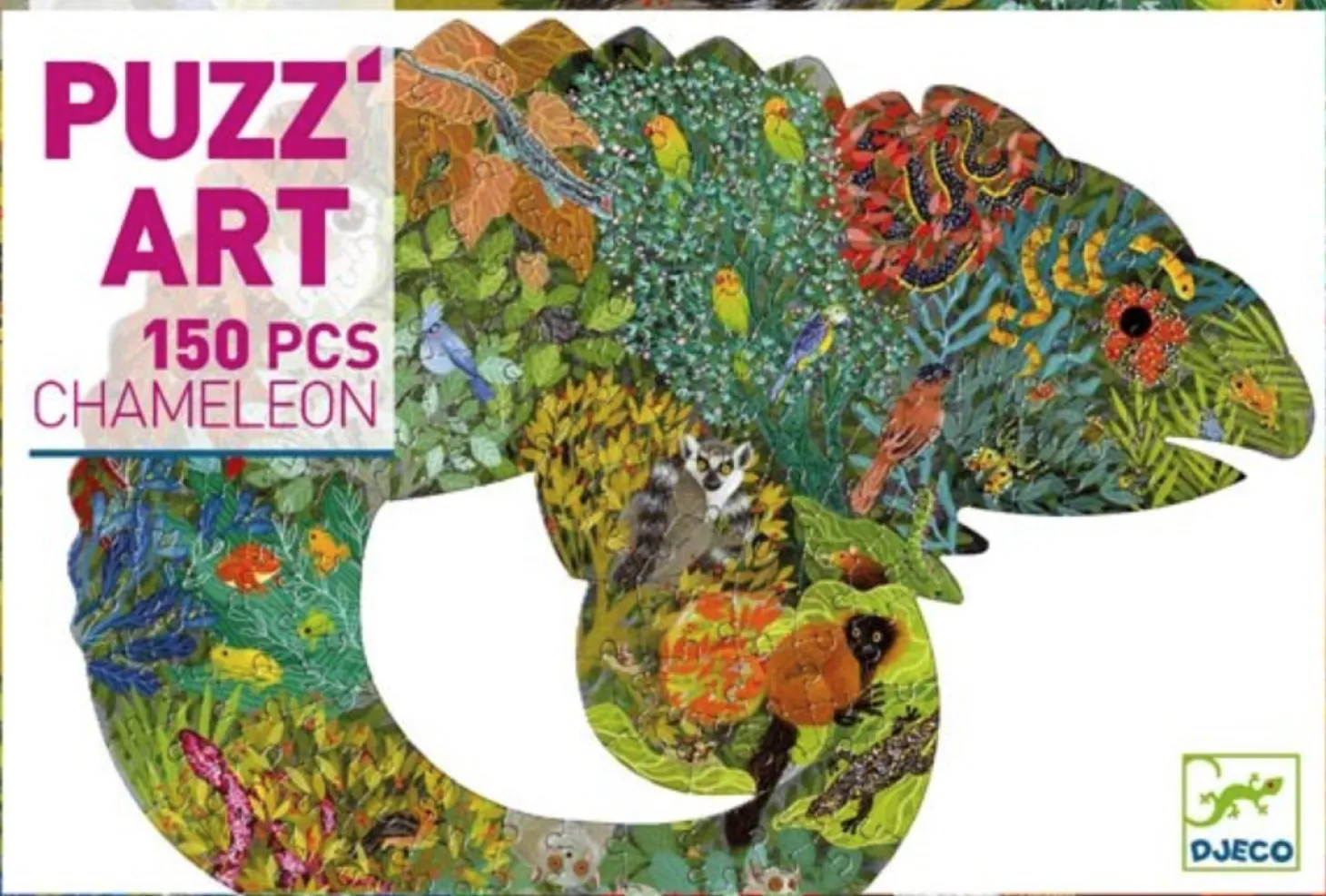 Djeco Le caméléon coloré - 150 pièces