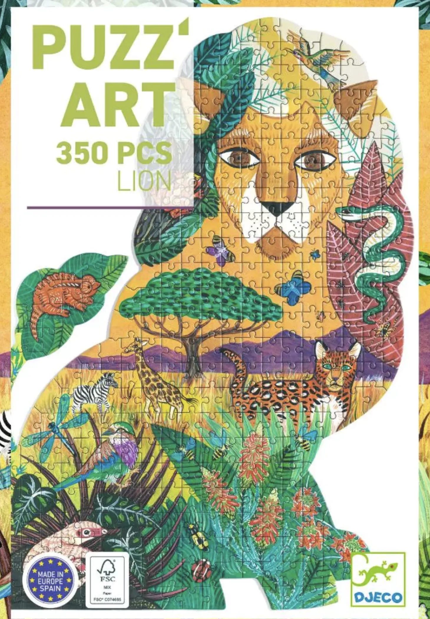 Djeco Le Lion - casse-tête de 350 pièces