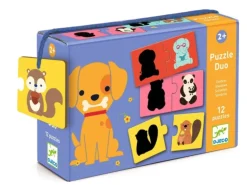 Djeco Puzzle duo - Ombre - 6 x 2 pièces