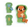 Djeco Puzzle Skim - Charly - 6 pièces