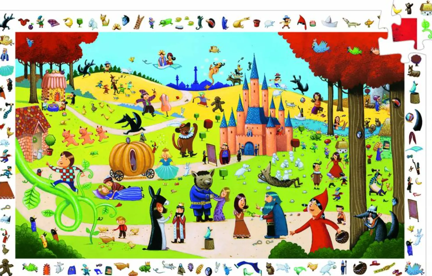 Djeco Tous les fées - Puzzle de 54 pièces