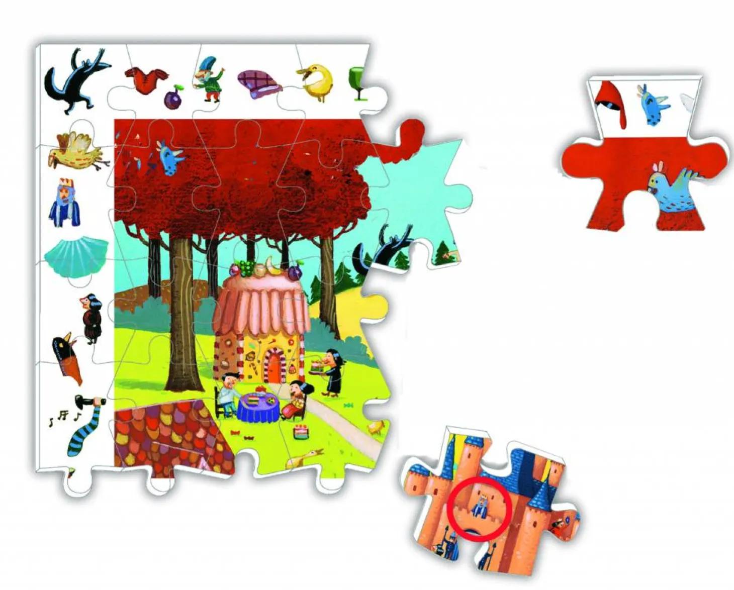 Djeco Tous les fées - Puzzle de 54 pièces