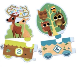 Djeco Train Puzzle - Puzzle de 20 pièces