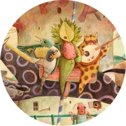 Djeco Wonderful Ride - Puzzle Gallery de 100 pièces