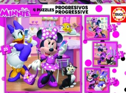 Educa 4 puzzles des Minnie Mouse - 12, 16, 20 et 25 pièces