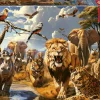 Educa Animaux Sauvages - puzzle de 1000 pièces