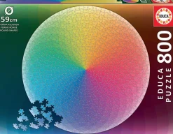 Educa Arc-en-ciel - Puzzle circulaire - 800 pièces