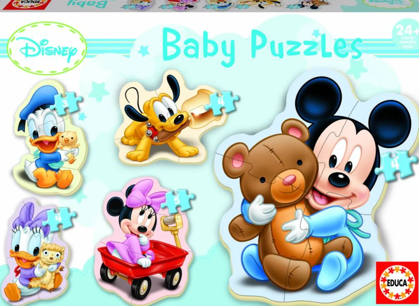 Educa Bébé Mickey - 3, 4 et 5 pièces