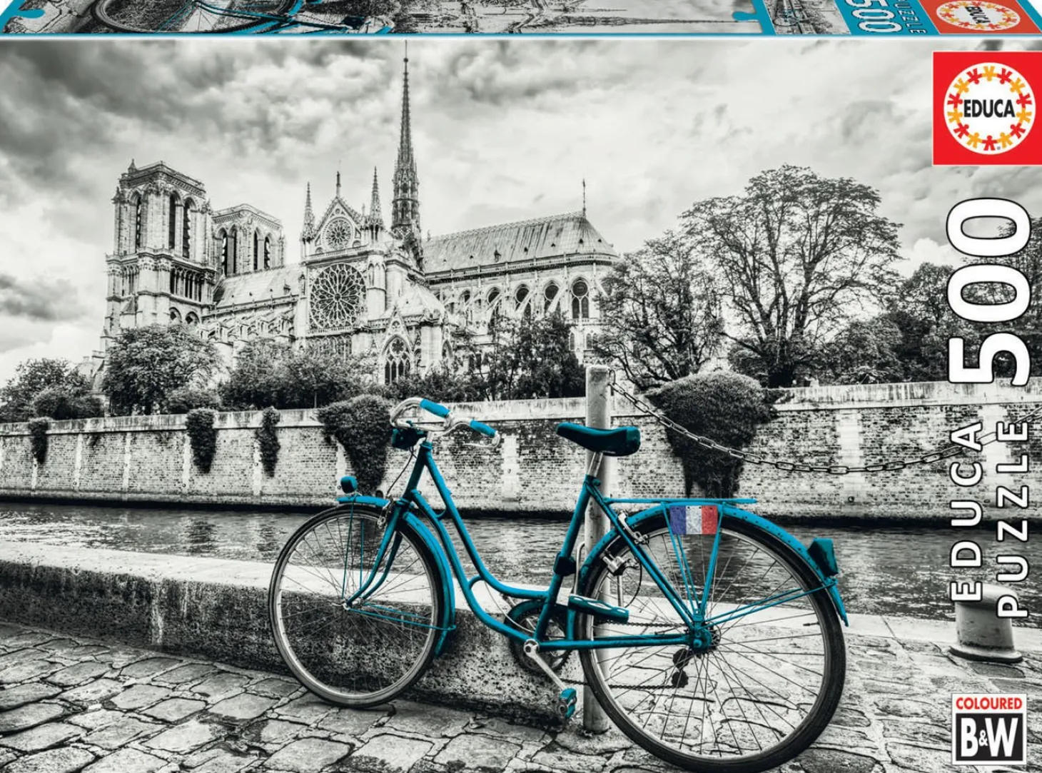 Educa Bicyclette près de Notre Dame - puzzle de 500 pièces