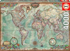Educa Big World Map - 4000 pièces