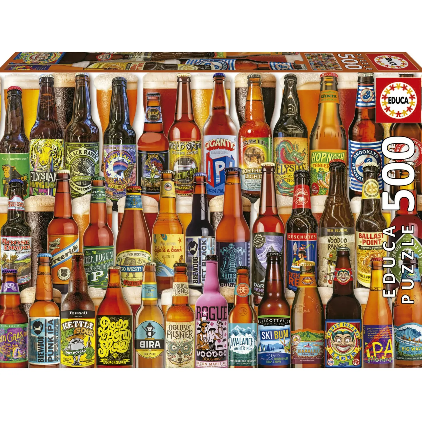 Educa Bières Artisanales - puzzle de 500 pièces