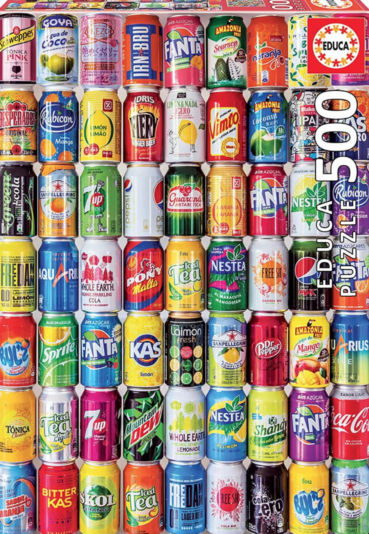 Educa Canettes de Soda - puzzle de 500 pièces