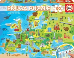 Educa Carte de l'Europe - puzzle de 150 pièces