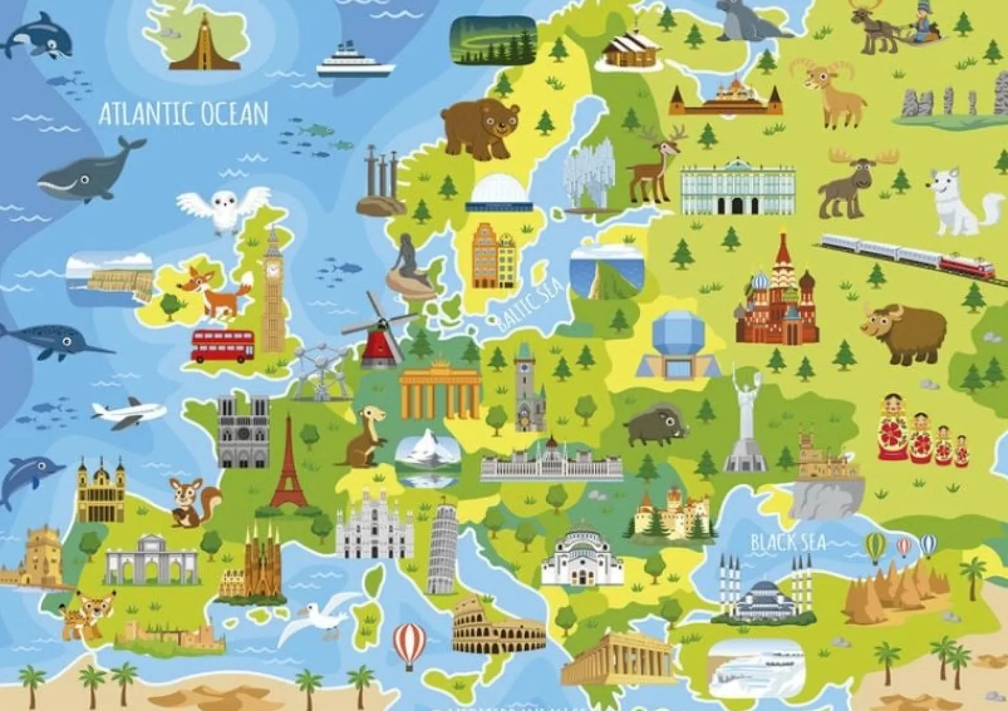 Educa Carte de l'Europe - puzzle de 150 pièces