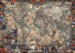 Educa Carte des Pirates - puzzle de 2000 pièces