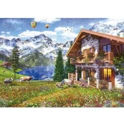 Educa Chalet Alpin - puzzle de 4000 pièces