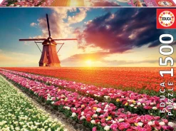 Educa Champs de tulipes - puzzle de 1500 pièces