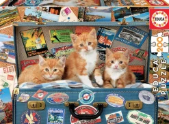 Educa Chatons en voyage - puzzle de 200 pieces