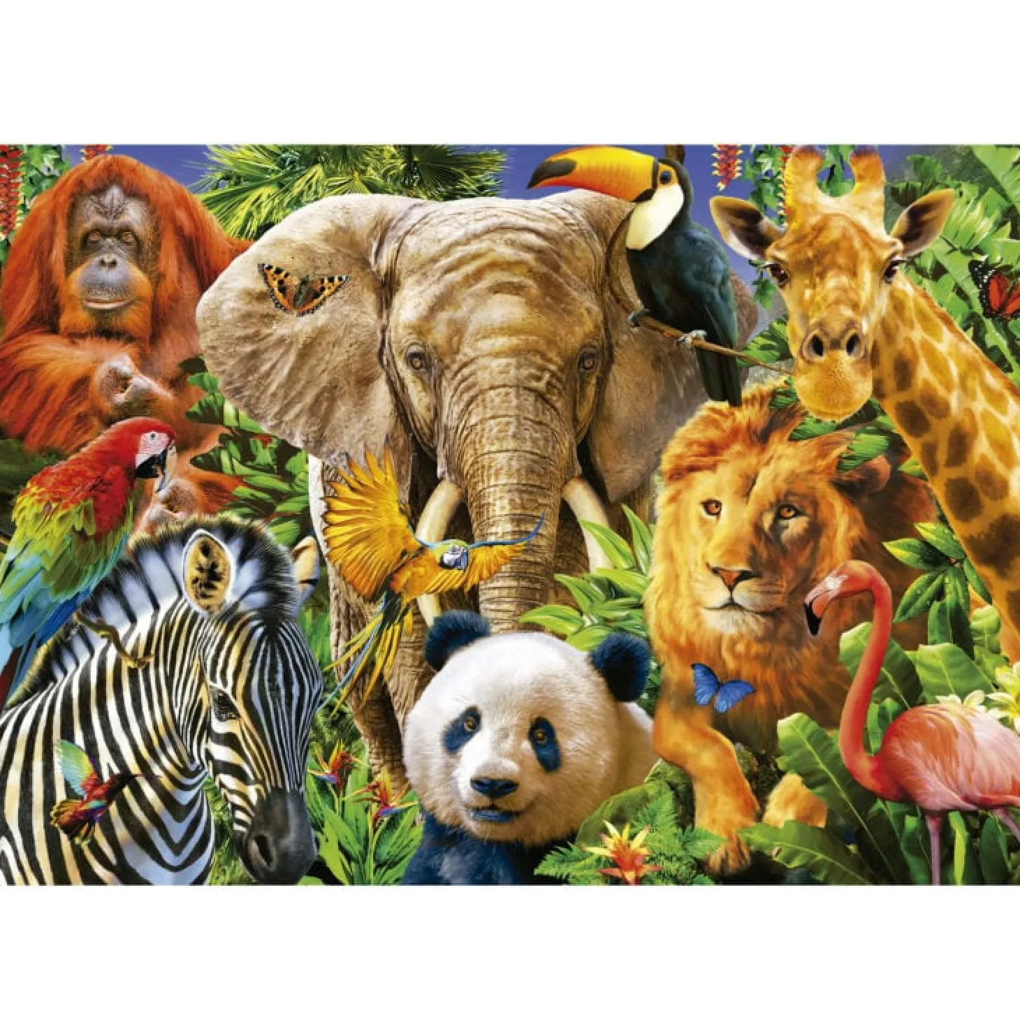 Educa Collage Animaux Sauvages - puzzle de 500 pièces