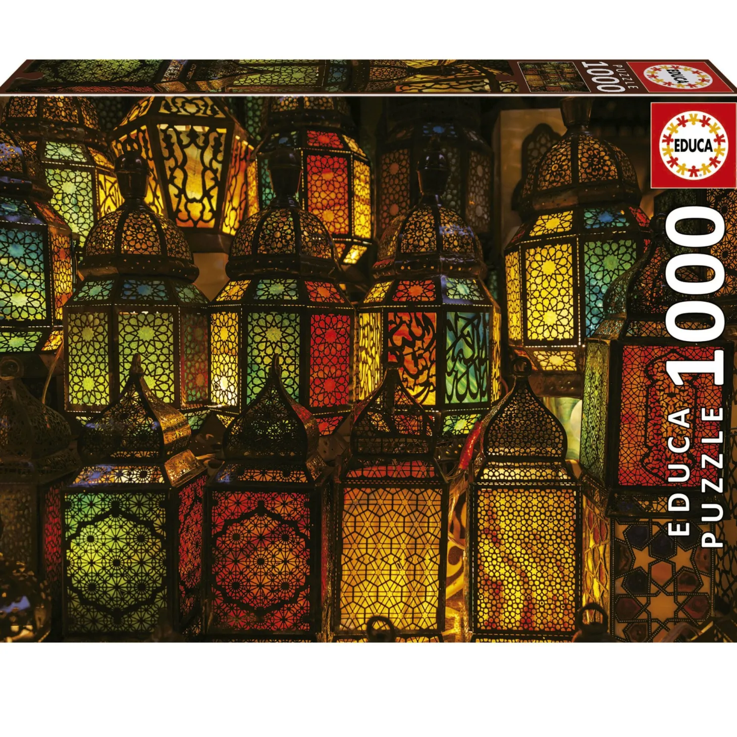Educa Collage de lanternes - puzzle de 1000 pièces