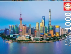 Educa Coucher de soleil à Shanghai - puzzle de 1000 pièces