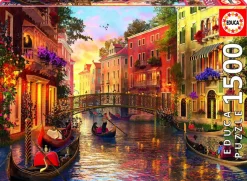 Educa Coucher de soleil à Venise - puzzle 1500 pièces