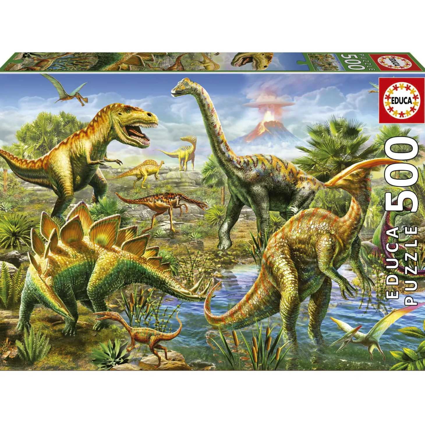 Educa Cour Jurassique - puzzle de 500 pièces